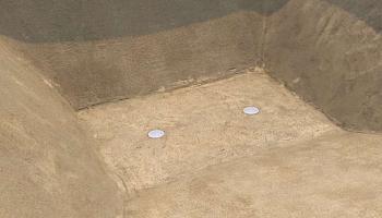 Vermiculite bottom troweled